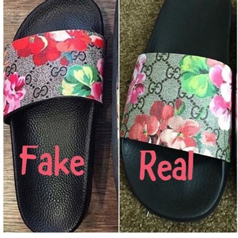 gucci platform slides real vs fake|gucci real vs fake.